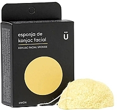 Fragrances, Perfumes, Cosmetics Lemon Face Cleansing Sponge - NaturBrush Konjac Facial Sponge Lemon