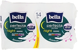 Sanitary Pads Perfecta Ultra Night Silky Drai, 7+7 pcs - Bella  — photo N2
