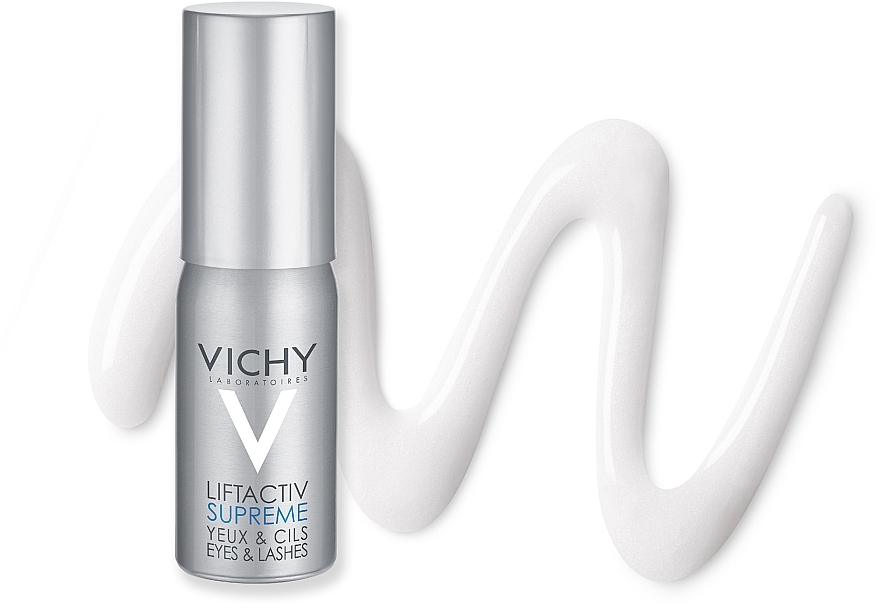 Anti-Wrinkle Eye Serum - Vichy LiftActiv Supreme Eyes & Lashes Serum — photo N9