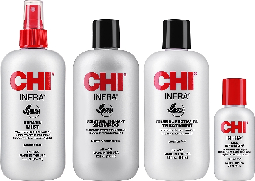 Set - CHI Stylist Kit (shm/355ml + cond/355ml + mist/355ml + silk/59ml) — photo N10