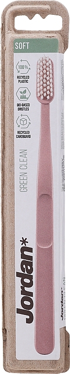 Toothbrush, soft, pink - Jordan Green Clean Soft — photo N6