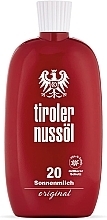 Fragrances, Perfumes, Cosmetics Sun Protection Lotion - Tiroler Nussol Original Sonnenmilch LSF20