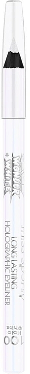 Eye Pencil "Wonder White" - Miss Sporty Long Lasting Holographic Eveliner — photo N1