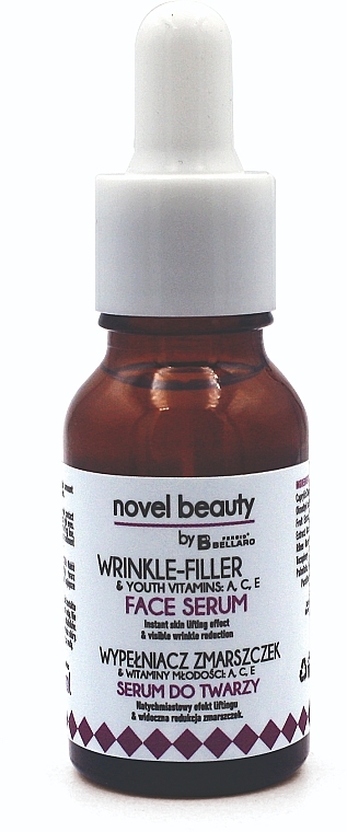 Wrinkle-Filler Face Serum - Fergio Bellaro Novel Beauty Wrinkle-Filler Face Serum — photo N9