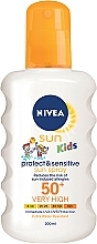 Kids Sunscreen Spray - NIVEA Sun Kids Protect & Sensitive Spray SPF50+ — photo N3