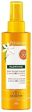 Fragrances, Perfumes, Cosmetics Sunscreen Spray SPF30 - Klorane Polysianes Sublime Sun Spray Tamanu and Monoi