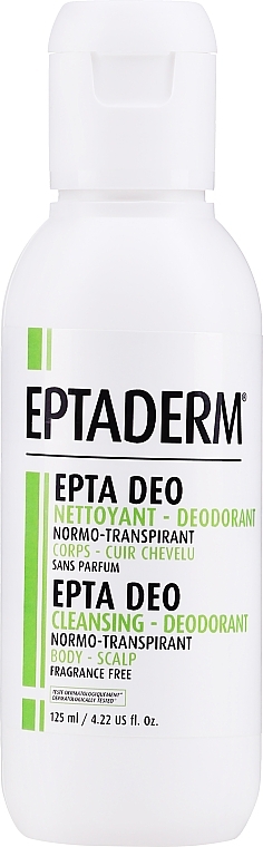 Deodorant Shower Gel - Eptaderm Epta Deo Cleansing — photo N1