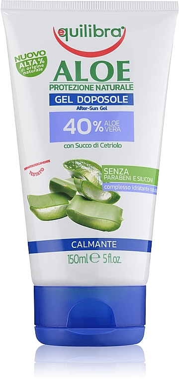 Soothing After Sun Gel - Equilibra Sun Aloe Gel After Sun Tube — photo N7