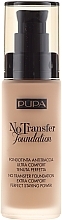 Fragrances, Perfumes, Cosmetics Foundation - Pupa No Transfer Foundation