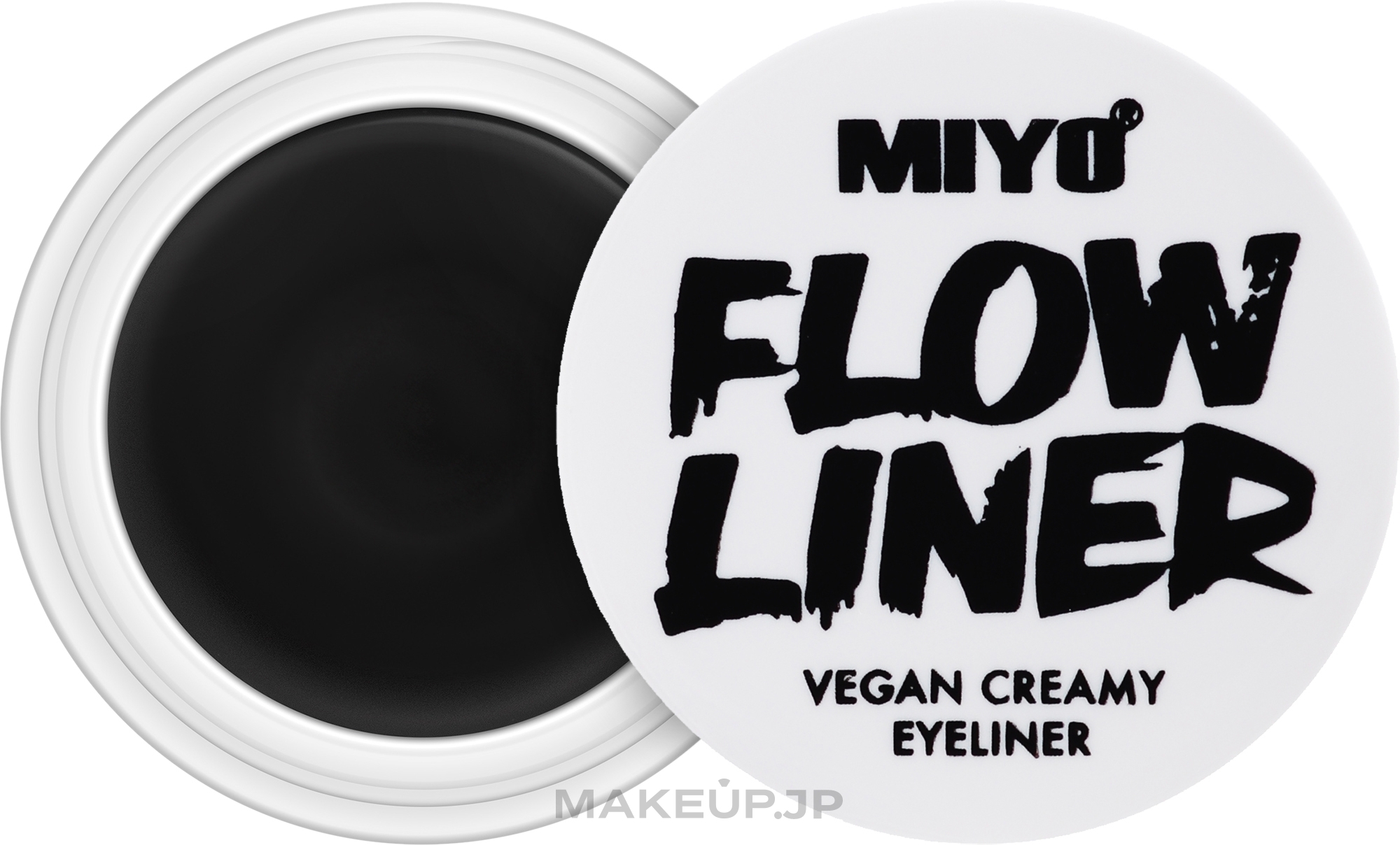 Vegan Eyeliner - Miyo Flow Liner Vegan Creamy Eyeliner — photo 01 - Asphalt