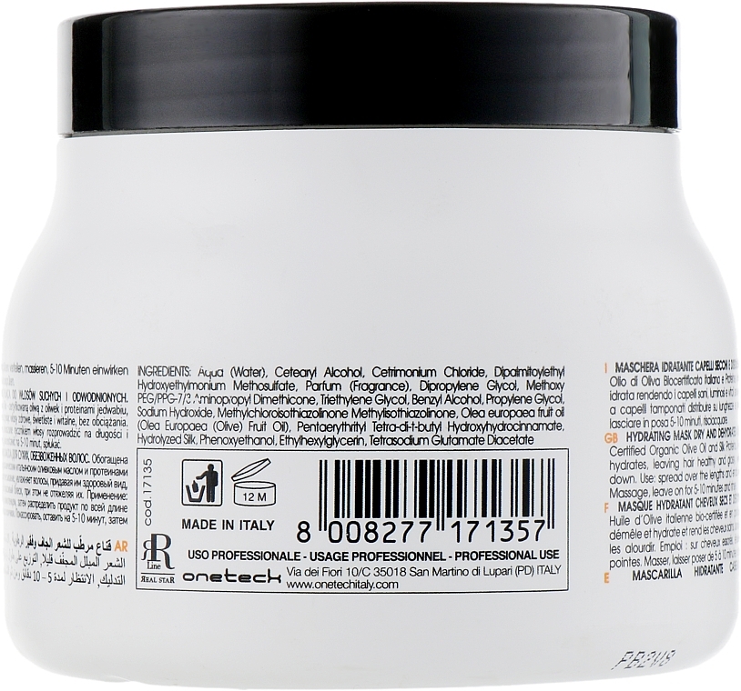 Intensive Moisturizing Mask for Dry Hair - RR Line Hydra Star — photo N5