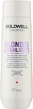 Anti-Yellow Conditioner for Blonde Hair - Goldwell Dualsenses Blondes & Highlights Anti-Yellow Conditioner — photo N4