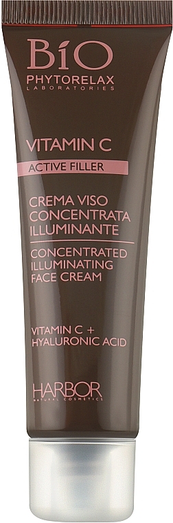 Concentrated Filler Cream with Vitamin C & Hyaluronic Acid - Phytorelax Laboratories Active Filler Vitamin C Concentrated Illuminating Face Cream — photo N1