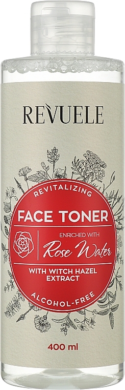 Revitalizing Face Toner with Rose Water - Revuele Witch Hazel Revitalizing Face Toner With Rose Water — photo N9