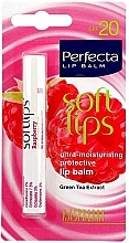 Fragrances, Perfumes, Cosmetics Lip Balm "Raspberries" - Softlips Slim Lip Balm Raspberry SPF20