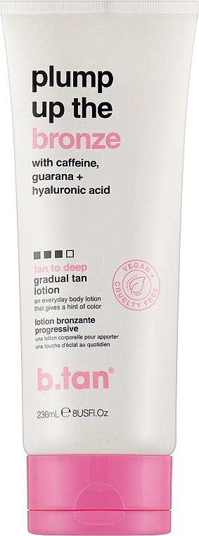 Tanning Lotion "Plump Up The Bronze" - B.tan Tan To Deep Everyday Glow Lotion — photo N1