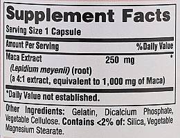 Supplement for Men 'Maka', 1000 mg - Puritan's Pride Maca Extract 1000mg Capsules — photo N3