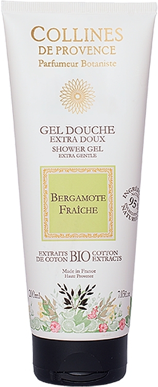 Fresh Bergamot Shower Gel - Collines de Provence Shower Gel — photo N1