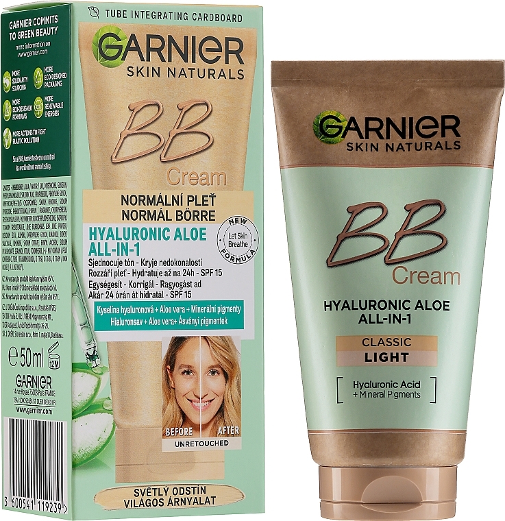 BB-Cream for Normal Skin - Garnier Hyaluronic Aloe All-In-1 SPF15 — photo N8