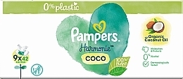 Baby Wet Wipes, 9x42 pcs - Pampers Harmonie Coco Baby Wipes — photo N19