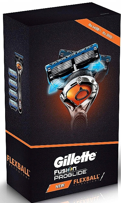 Razor + 4 Cartridges - Gillette Fusion5 Proglide — photo N1