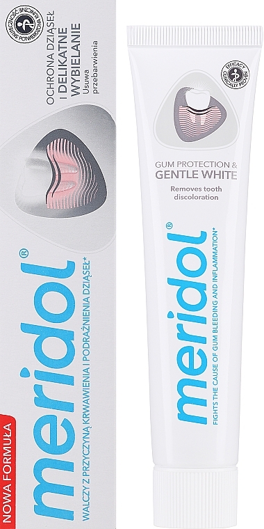 Toothpaste - Meridol Gentle White — photo N1