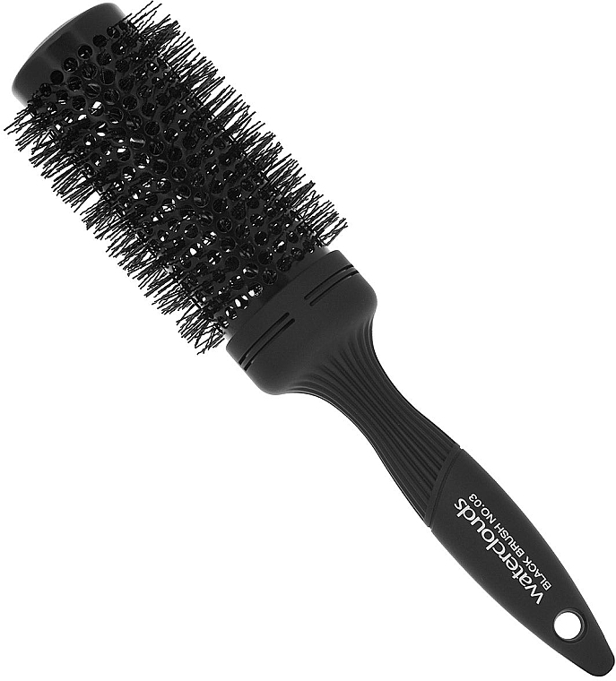 Hair Brush, 43 mm - Waterclouds Black Brush No.03 — photo N2