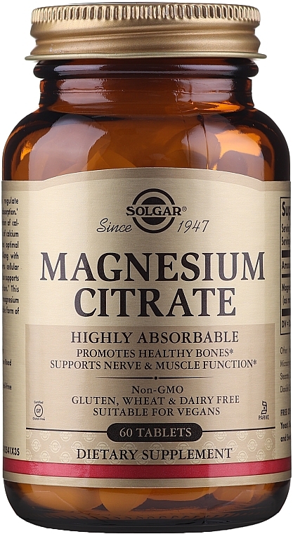 Dietary Supplement "Magnesium Citrate" - Solgar Health & Beauty Magnesium Citrate — photo N3