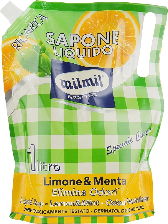 Liquid Soap "Lemon & Mint" - Mil Mil — photo N1