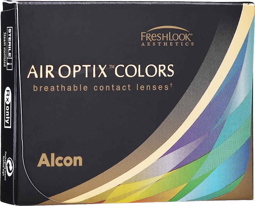 Color Contact Lenses, 2pcs, pure hazel - Alcon Air Optix Colors — photo N11