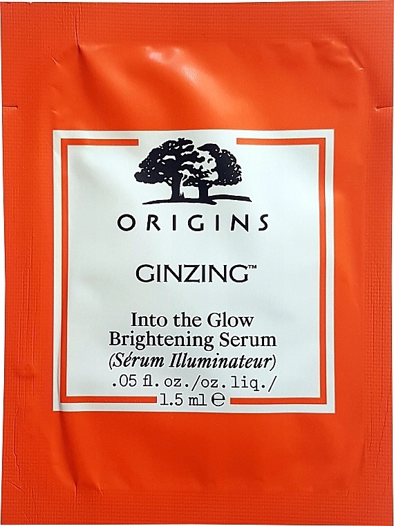 GIFT! Moisturizing Serum for Even Skin Tone & Radiance - Origins GinZing Into The Glow Brightening Serum (sample) — photo N1