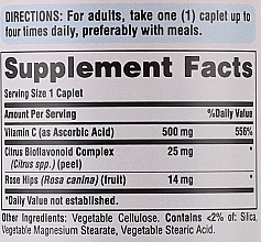 Vitamin C with Bioflavonoids & Rosehip Dietary Supplement - Puritan's Pride Vitamin C-500 Mg With Bioflavonoids & Rose Hips — photo N3