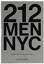 Fragrances, Perfumes, Cosmetics Carolina Herrera 212 For Men - Eau de Toilette (sample)