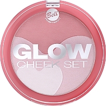 Face Makeup Palette - Bell Nude Bloom Glow Cheek Set — photo N2