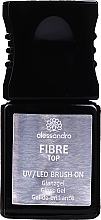 Fragrances, Perfumes, Cosmetics Nail Top Gloss Gel - Alessandro International UV/LED Brush On Fiber Top Gloss Gel