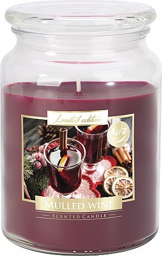 Premium Scented Candle in Jar 'Mulled Wine' - Bispol Premium Line Scented Candle Mulled Wine — photo N1