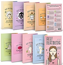 Fragrances, Perfumes, Cosmetics Set - G9Skin Self Aesthetic Magazine (f/mask/2pcs + h/mask/1pcs + lip/mask/1pcs + nose/strip/1pcs + eye/mask/1pcs + h/mask/1pcs + f/mask/1pcs)