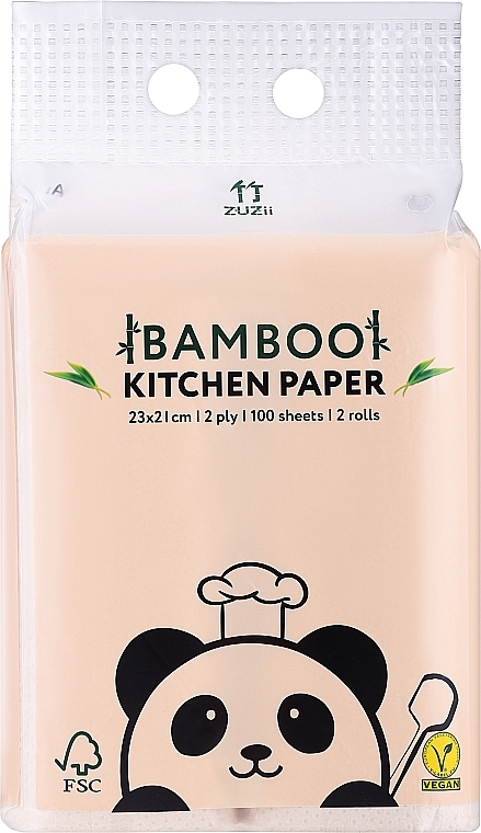 Bamboo Towels - Zuzii Bamboo Kitchen Paper — photo N1