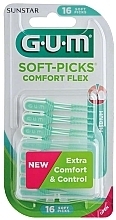 Interdental Brush, green, 200 pcs - G.U.M Soft-Picks Comfort Flex — photo N1