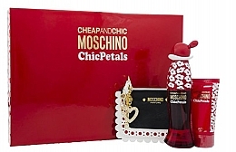 Fragrances, Perfumes, Cosmetics Moschino Cheap And Chic Chic Petals - Set (edt/50ml + b/lot/50ml + bag)