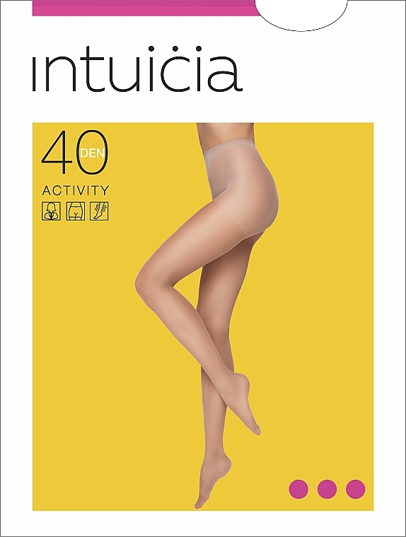 Tights "ACTIVITY" 40 Den, beige - Intuicia — photo N1