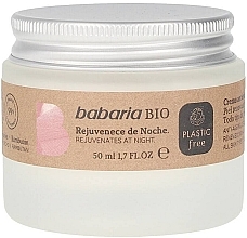 Night Face Cream - Babaria Bio Rejuvenating Night Cream — photo N1