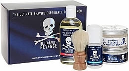 Fragrances, Perfumes, Cosmetics Set - The Bluebeards Revenge Deluxe Kit (sh/crem/100ml + post/sh/balm/125ml + pre-shave/oil/125ml + deo/50ml + shaving brush)