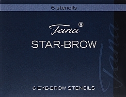 Brow Stencils - Tana Cosmetics Star Brow — photo N1