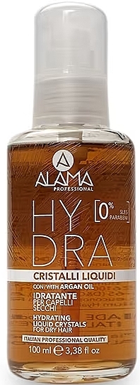 Liquid Moisturizing Crystals for Dry Hair - Alama Hydra Elisir Oil — photo N1