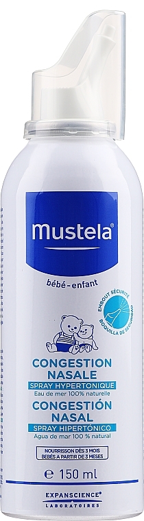 Nasal Congestion Hipertonic Spray - Mustela Nasal Congestion Hipertonic Spray — photo N2