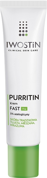 Anti-Pimple Cream - Iwostin Purritin Fast Azg — photo N5