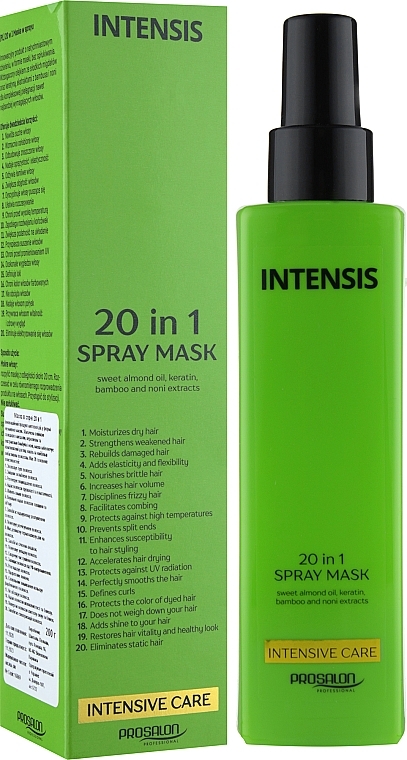 Repairing Hair Mask Spray 20in1 - Prosalon Intensis Intensive Care Spray — photo N11