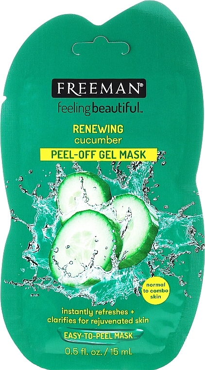 Cleansing Cucumber Face Mask - Freeman Feeling Beautiful Facial Peel-Off Mask Cucumber (mini size) — photo N1