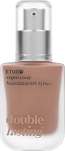 Etude House Double Lasting Vegan Cover Foundation SPF 32 PA++ - Etude House Double Lasting Vegan Cover Foundation SPF 32 PA++ — photo N2